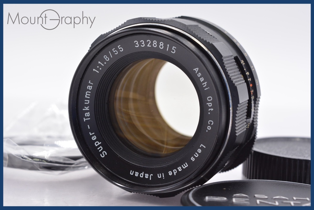 ★極上美品★ ペンタックス PENTAX Super-Takumar 55mm F1.8 後期 前後キャップ&レンズフィルター付 ★完動★同梱可 #am414拍卖