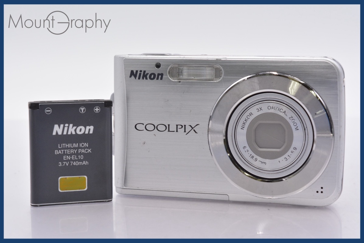 ★極上美品★ ニコン Nikon COOLPIX S210 3x バッテリー付属 ★完動★同梱可 #mj4708拍卖