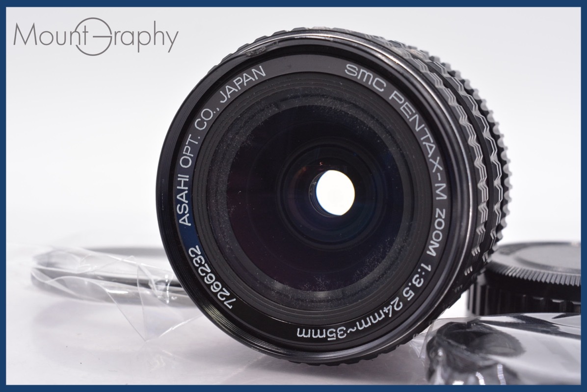 ★実用美品★ ペンタックス PENTAX SMC PENTAX-M ZOOM 24-35mm F3.5 前後キャップ&レンズフィルター付 同梱可 #mj4988拍卖