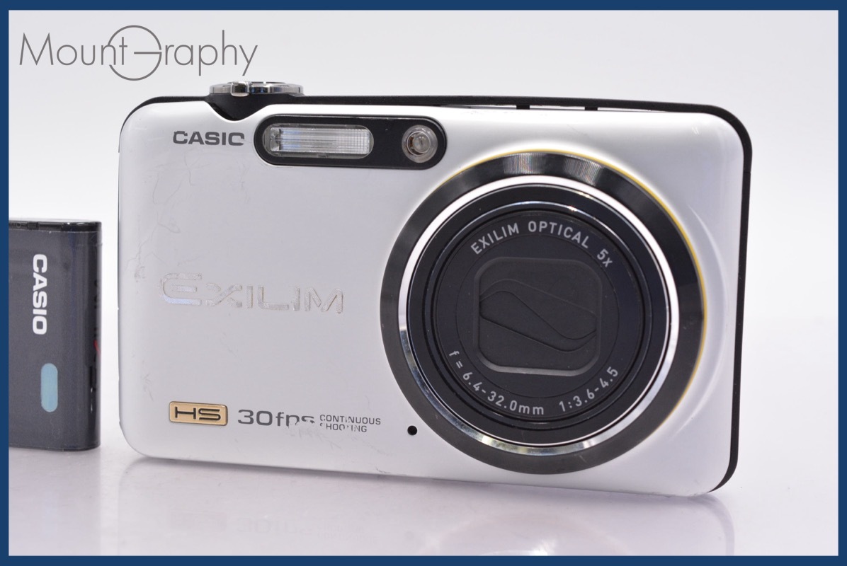 ★実用美品★ カシオ CASIO EXILIM FX-FC100 5x バッテリー付属 ★完動★同梱可 #mj5038拍卖