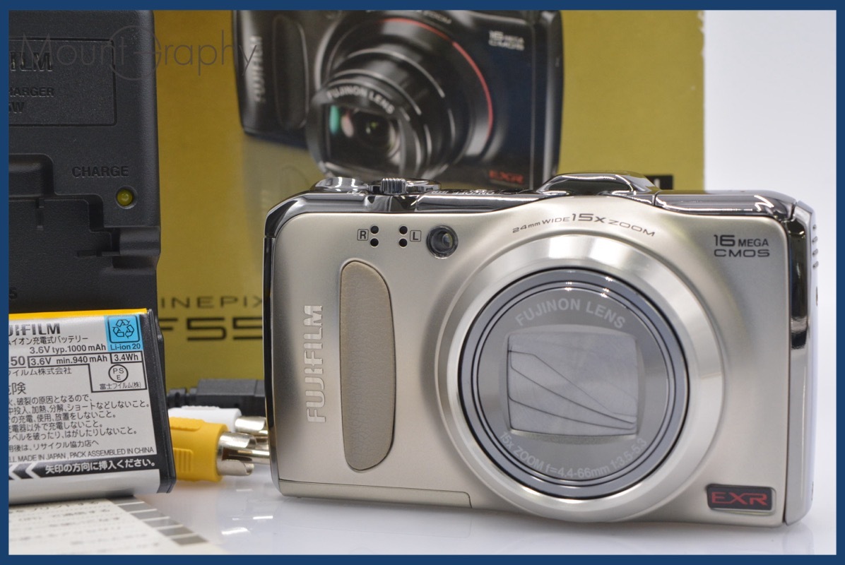 ★極上美品★ 富士フィルム FUJIFILM FinePix F550 EXR 15x 元箱、バッテリー、充電器、取扱説明書付属 ★完動★同梱可 #am115拍卖