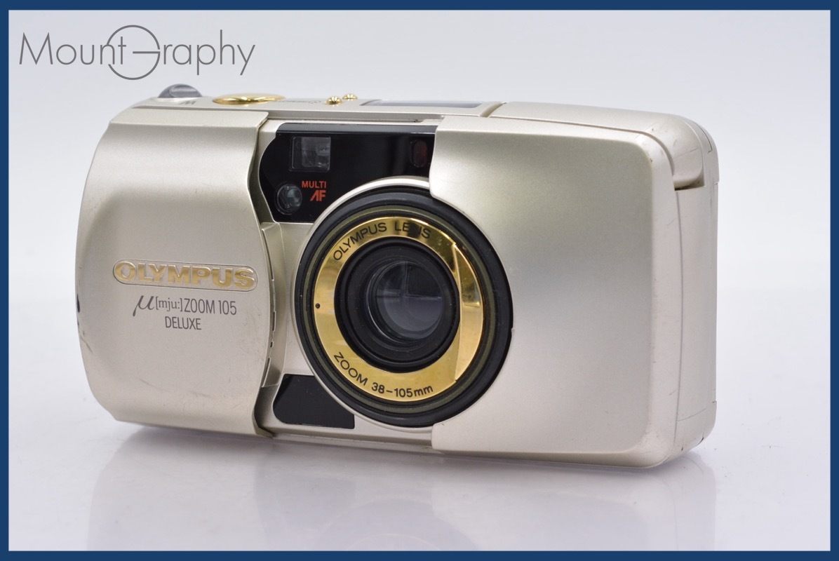 ★極上美品★ オリンパス Olympus μ mju ZOOM 105 DELUXE 38-105mm ★完動★同梱可 #yk4896拍卖