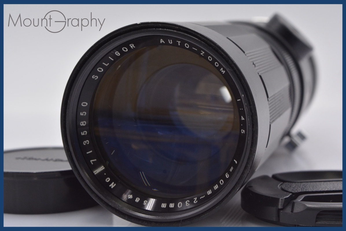 ★特別特価★ ソリゴール SOLIGOR AUTO-ZOOM 90-230mm F4.5 前後キャップ付 同梱可 #yk4793拍卖