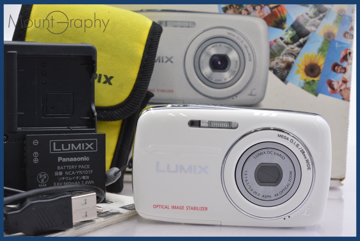 ★極上美品★ パナソニック Panasonic LUMIX DMC-S1 4x 元箱、バッテリー、充電器、ケース、取扱説明書付属 ★完動★同梱可 #mj4677拍卖