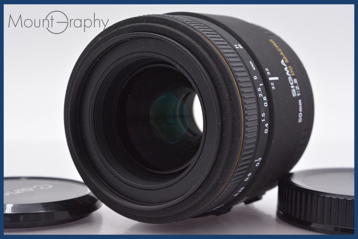 ★特別特価★ シグマ SIGMA 50mm F2.8 DG MACRO EX 前後キャップ付 同梱可 #mj4610拍卖