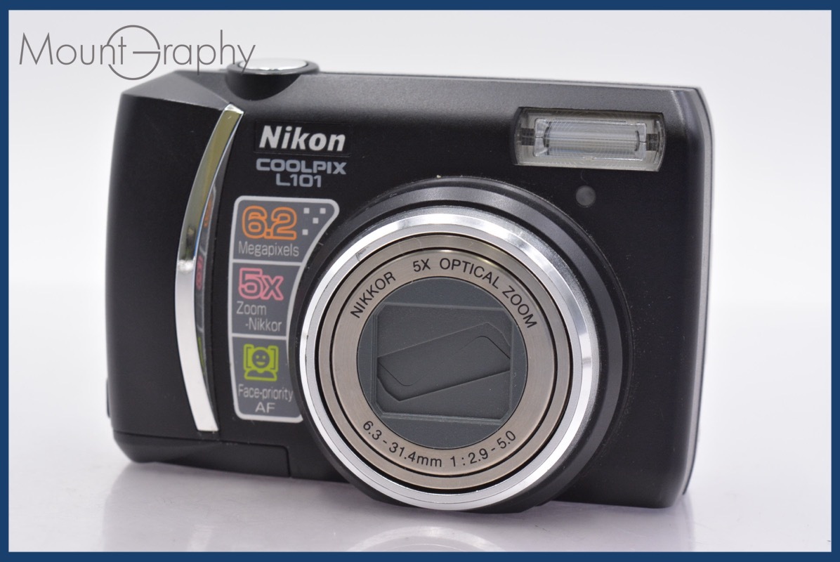 ★極上美品★ ニコン Nikon COOLPIX L101 5x 単三電池仕様 ★完動★同梱可 #mj4062拍卖