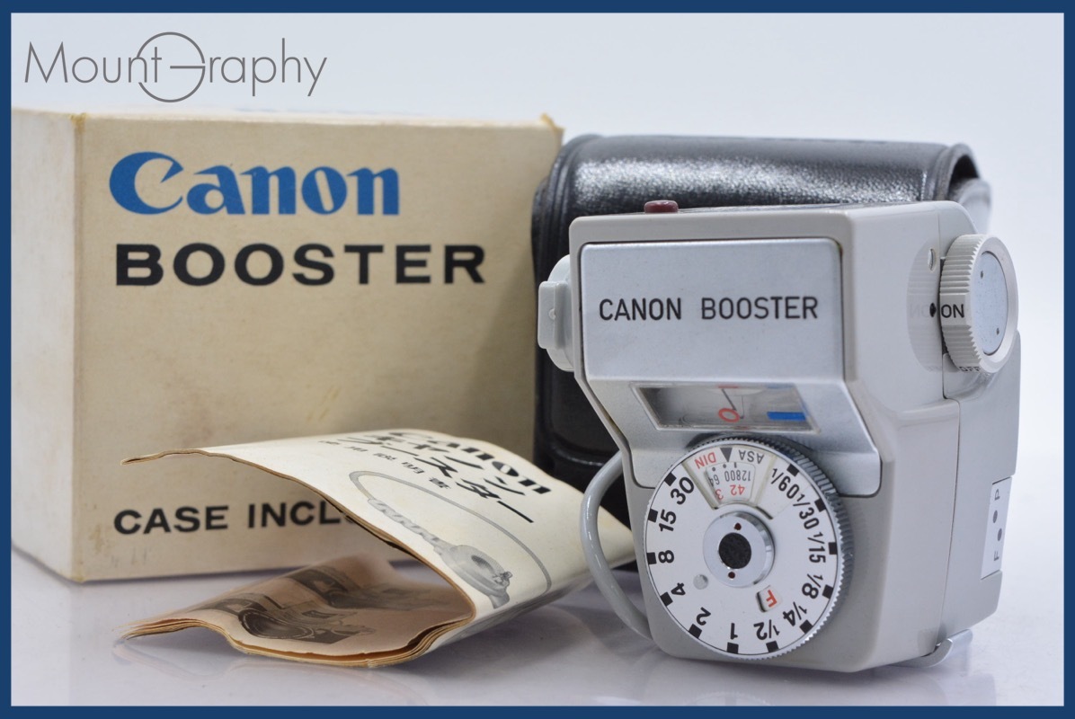 ★特別特価★ キヤノン Canon BOOSTER 元箱、ケース、取扱説明書付属 同梱可 #yk4481拍卖