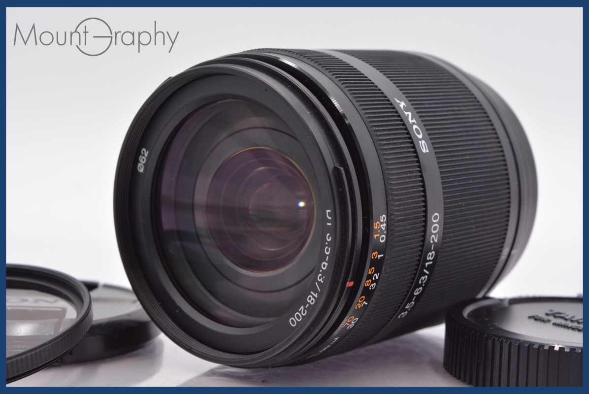 ★極上美品★ ソニー SONY DT 18-200mm F3.5-6.3 前後キャップ&レンズフィルター付 ★完動★同梱可 #yk3680拍卖