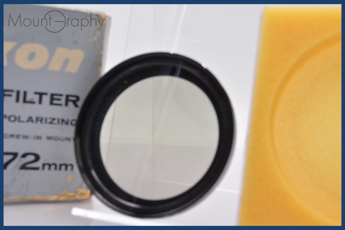 ★極上美品★ ニコン Nikon Polar 72mm 円偏光フィルター ケース、元箱付属 ★完動★同梱可 #mj3886拍卖