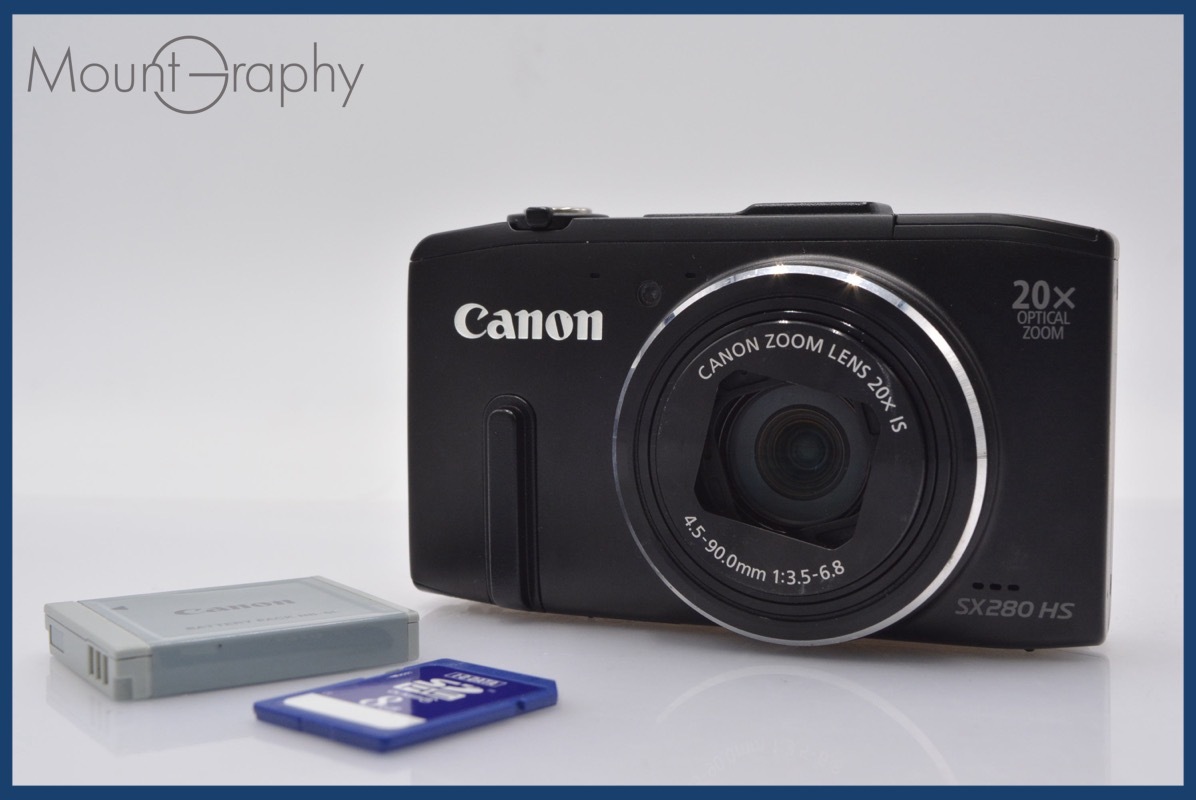 ★実用美品★ キヤノン Canon Power Shot SX280 HS 20x メモリーカード、バッテリー付属 ★完動★同梱可 #yk4191拍卖