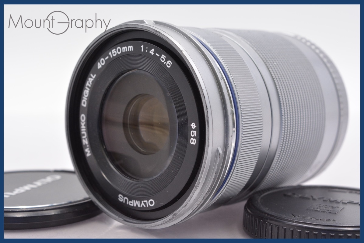 ★良品★ オリンパス Olympus M.ZUIKO DIGITAL 40-150mm F4-5.6 R ED MSC 前後キャップ付 ★完動★同梱可 #mj3949拍卖