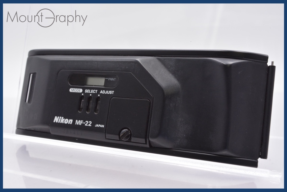 ★極上美品★ ニコン Nikon MF-22 データバック F4 ★完動★同梱可 #yk3978拍卖