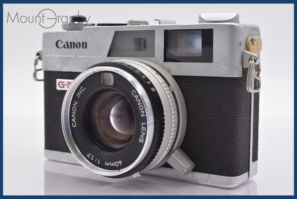 ★実用美品★ キヤノン Canon Canonet QL17 G-III 40mm F1.7 ★完動★同梱可 #yk3520拍卖