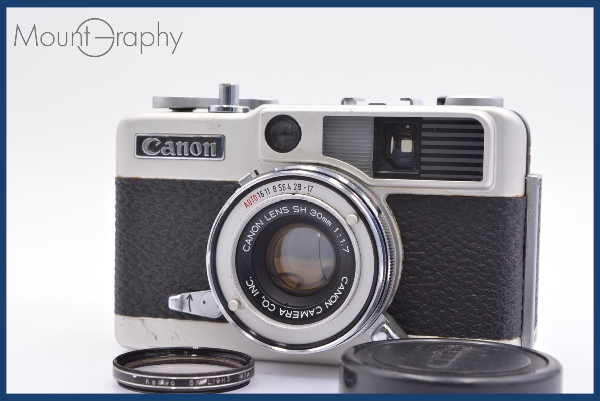 ★極上美品★ キヤノン Canon demi EE17 30mm F1.7 前キャップ&レンズフィルター付 ★完動★同梱可 #yk2899拍卖