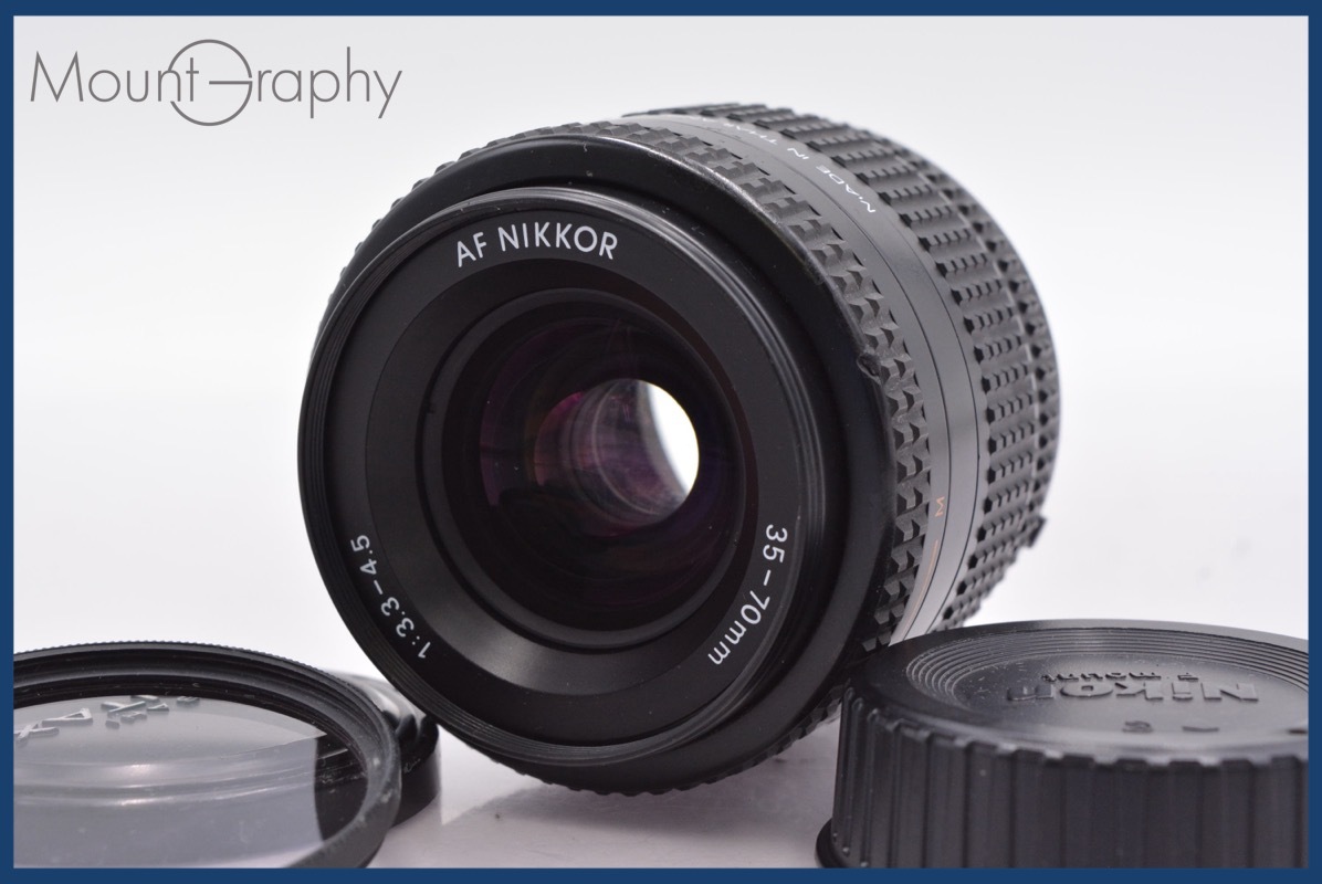 ★良品★ ニコン Nikon AF NIKKOR 35-70mm F3.3-4.5 前後キャップ&レンズフィルター付 ★完動★同梱可 #am251拍卖