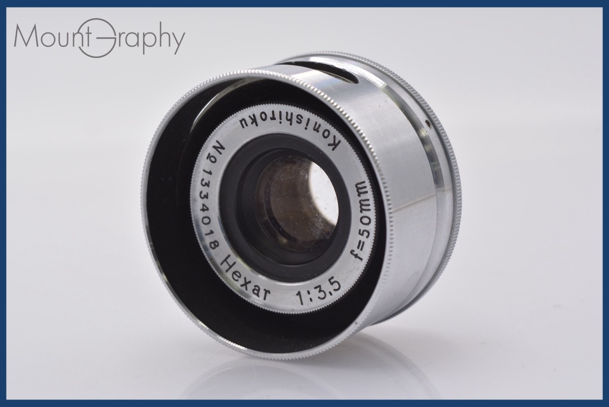★実用美品★ 小西六 Konishiroku Hexar 50mm F3.5 ★完動★同梱可 #mj5252拍卖