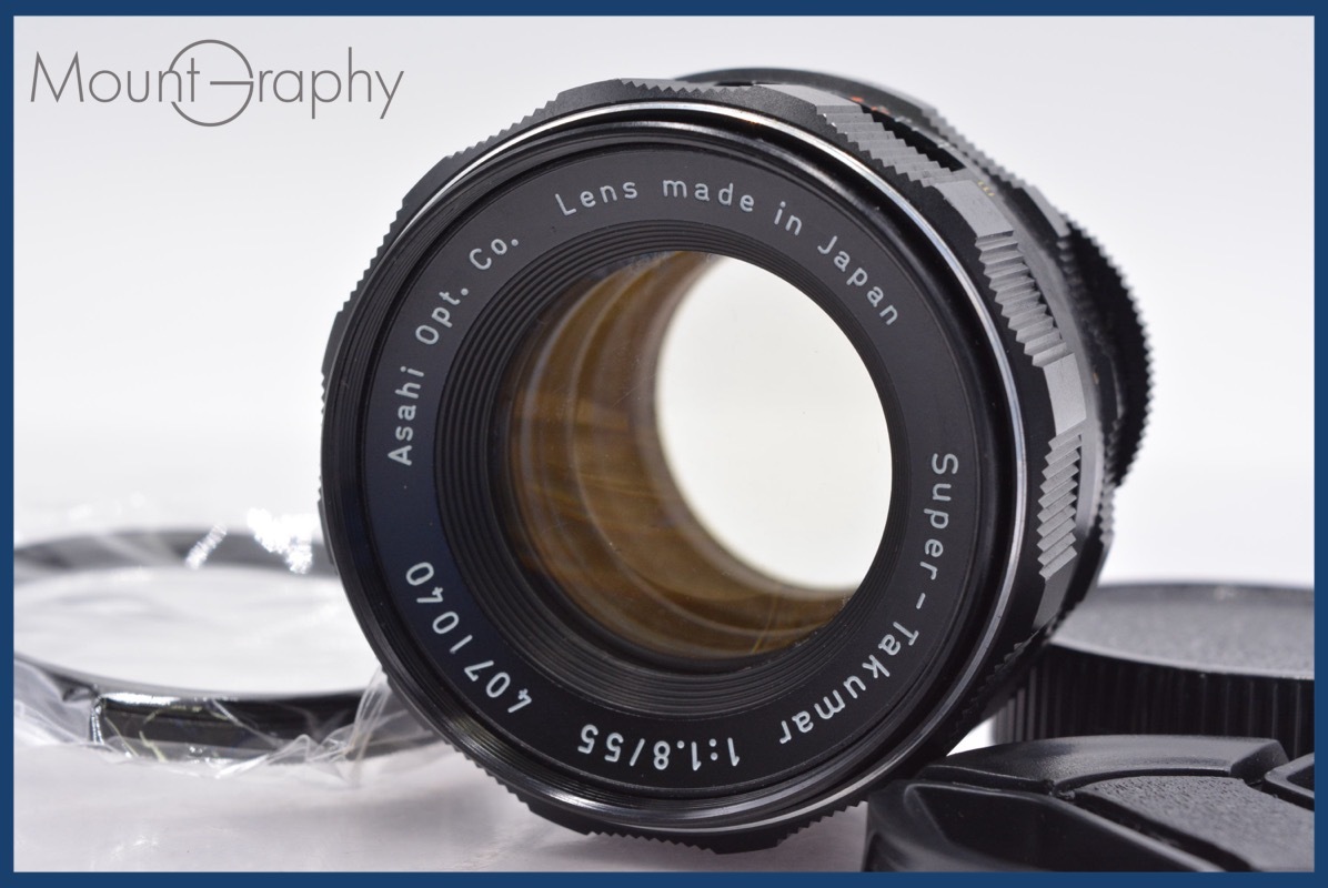 ★良品★ ペンタックス PENTAX Super-Takumar 55mm F1.8 後期 前後キャップ&レンズフィルター付 ★完動★同梱可 #am416拍卖