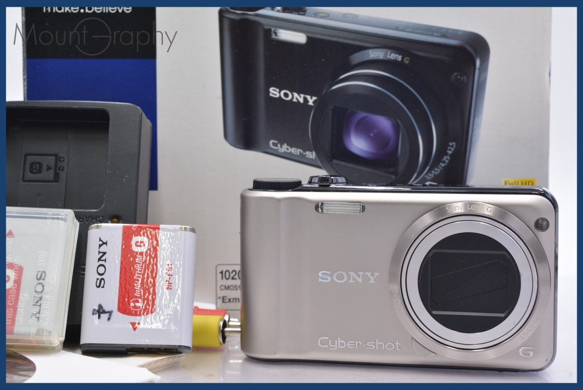 ★極上美品★ ソニー SONY Cyber-shot DSC-HX5 10x 元箱、バッテリー2個、充電器、取扱説明書付属 ★完動★同梱可 #am36拍卖