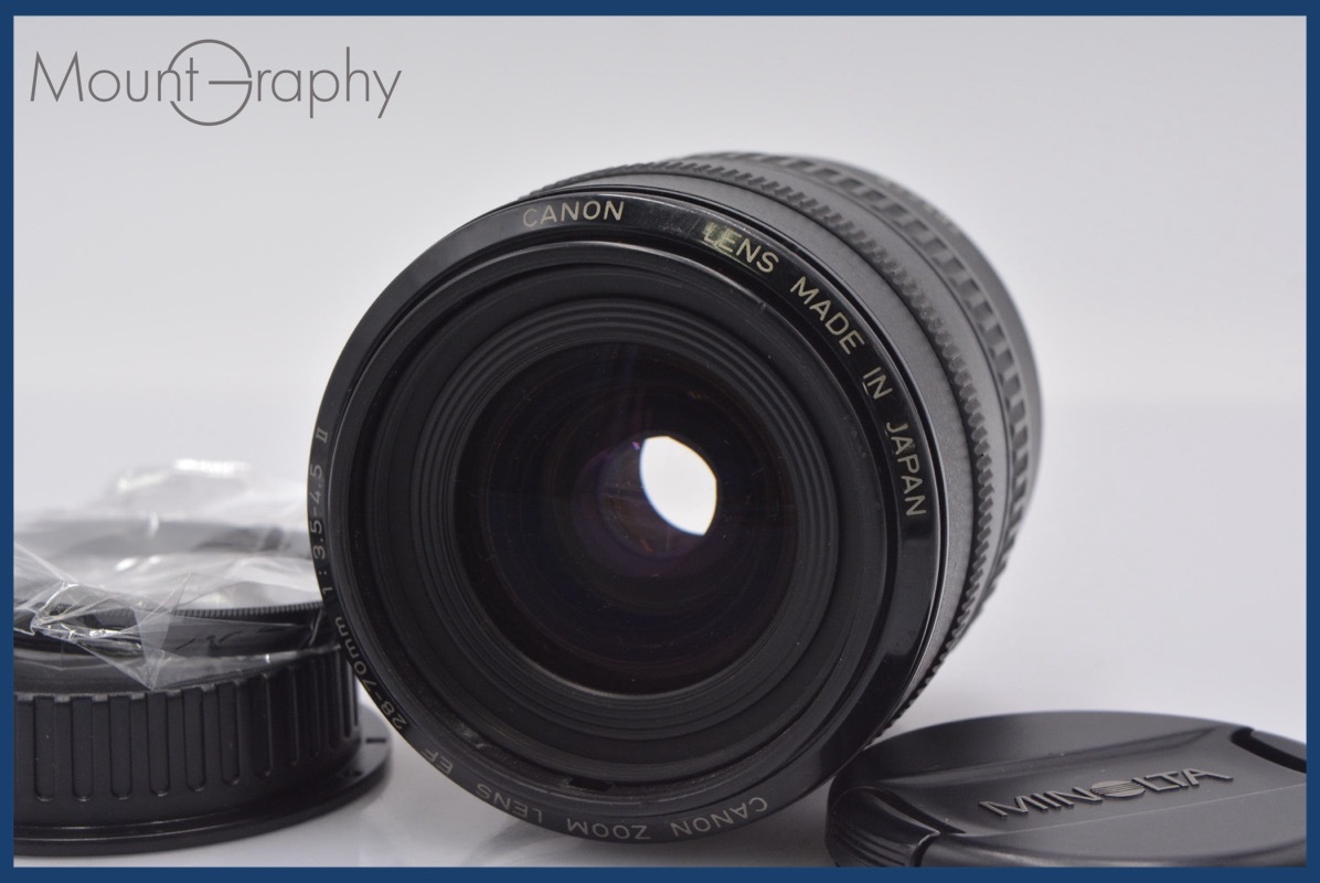 ★極上美品★ キヤノン Canon EF 28-70mm F3.5-4.5 II 前後キャップ&レンズフィルター付 ★完動★同梱可 #mj4222拍卖