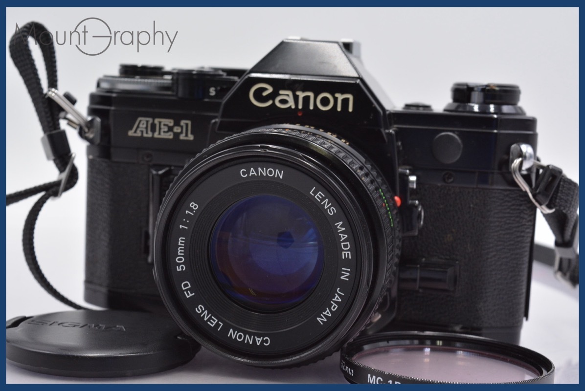 ★実用美品★ キヤノン Canon AE-1 + Canon NEW FD 50mm F1.8 ★完動★同梱可 #R157拍卖