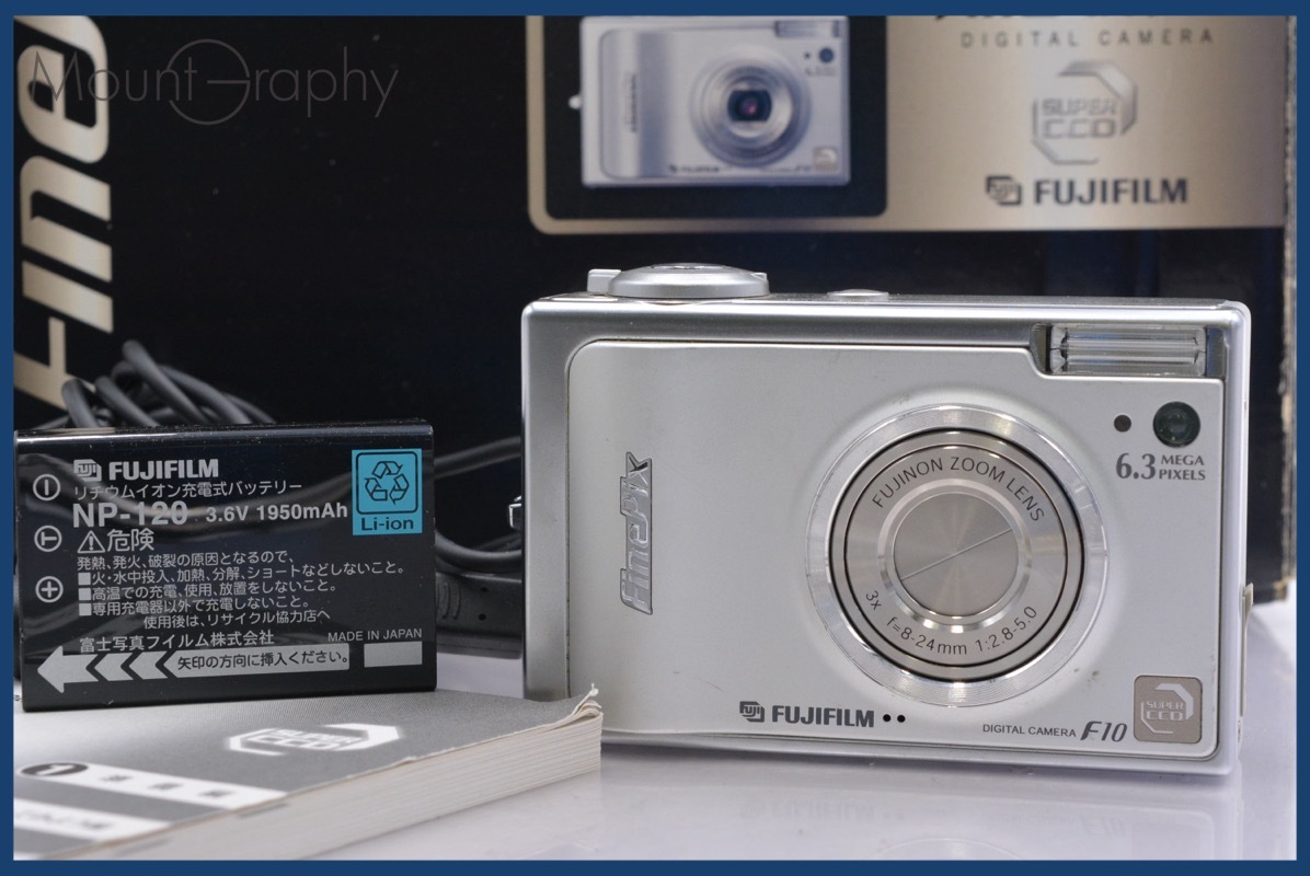 ★極上美品★ 富士フィルム FUJIFILM FinePix F10 3x 元箱、バッテリー、取扱説明書付属 ★完動★同梱可 #mj4699拍卖