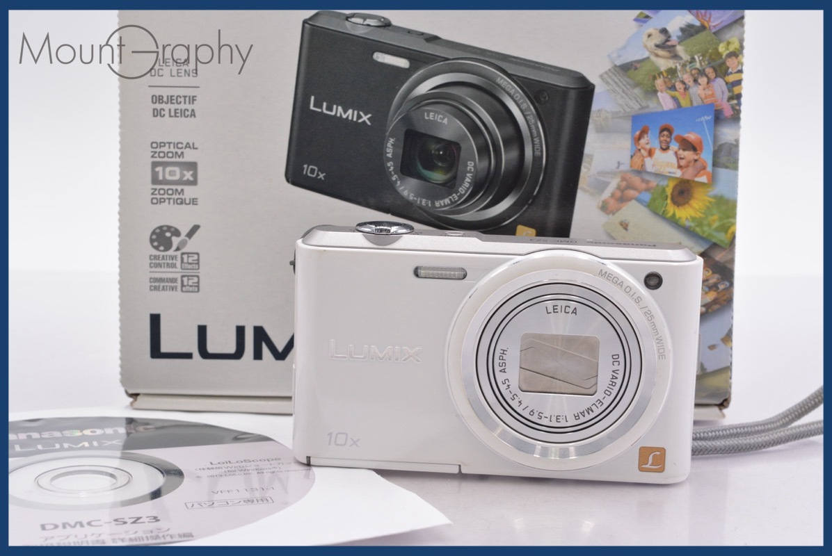 ★極上美品★ パナソニック Panasonic LUMIX DMC-SZ3 10x 元箱付 ★完動★同梱可 #mj4366拍卖