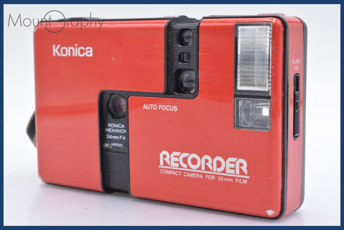 ★特別特価★ コニカ Konica RECORDER 35mm 単三電池仕様 同梱可 #yk2243拍卖