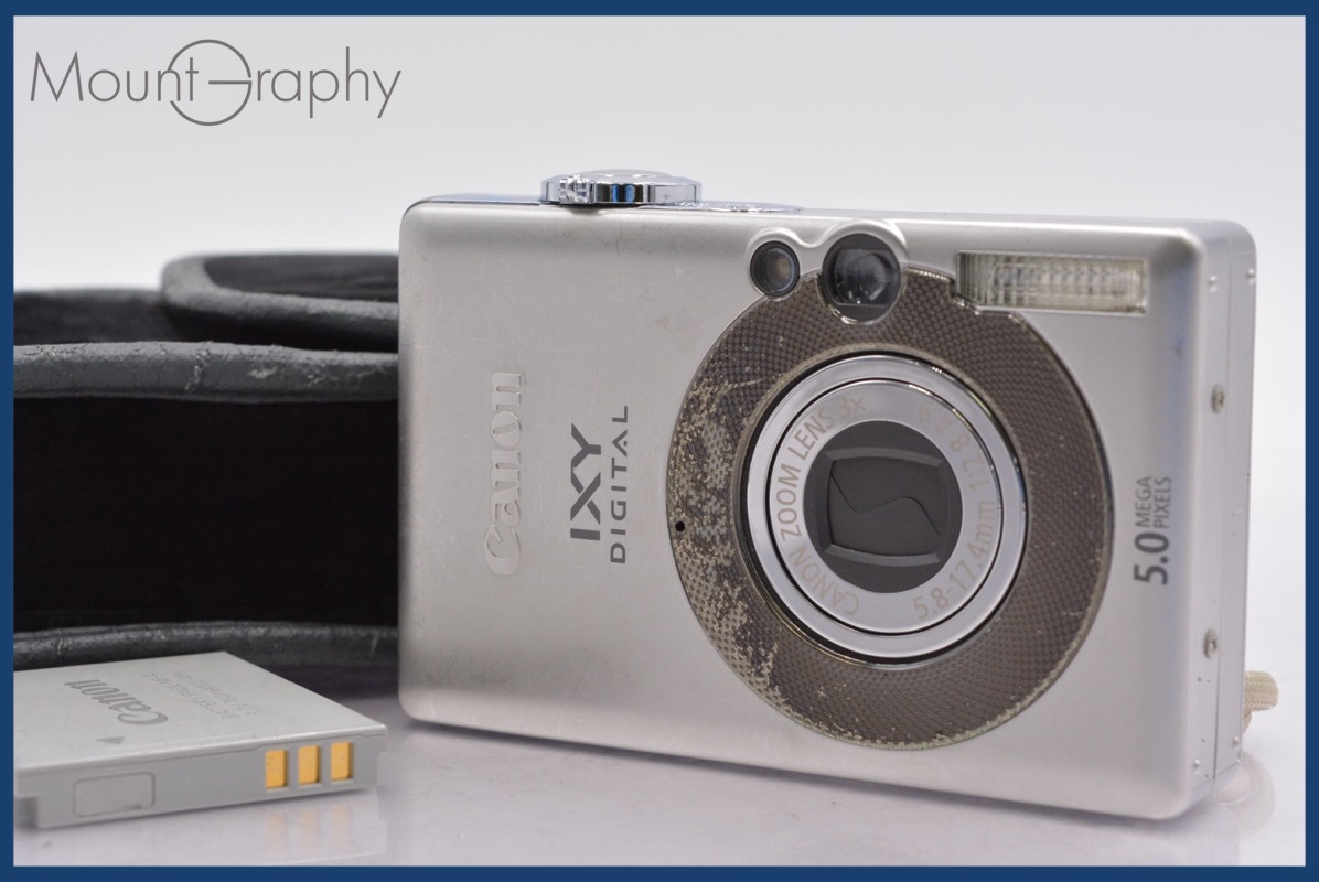 ★極上美品★ キヤノン Canon IXY DIGITAL 55 PC1150 3x バッテリー、ソフトケース付属 ★完動★同梱可 #mj3657拍卖