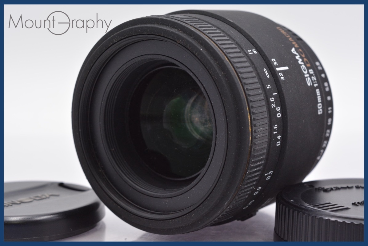 ★実用美品★ シグマ SIGMA 50mm F2.8 DC MACRO 前後キャップ付 ペンタックスK用(AF) ★完動★同梱可 #mj3684拍卖