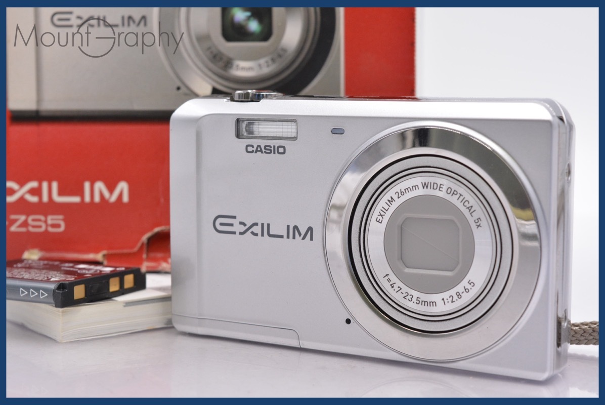 ★極上美品★ カシオ CASIO EXILIM EX-ZS5 5x 元箱、バッテリー、取扱説明書付属 ★完動★同梱可 #mj3955拍卖