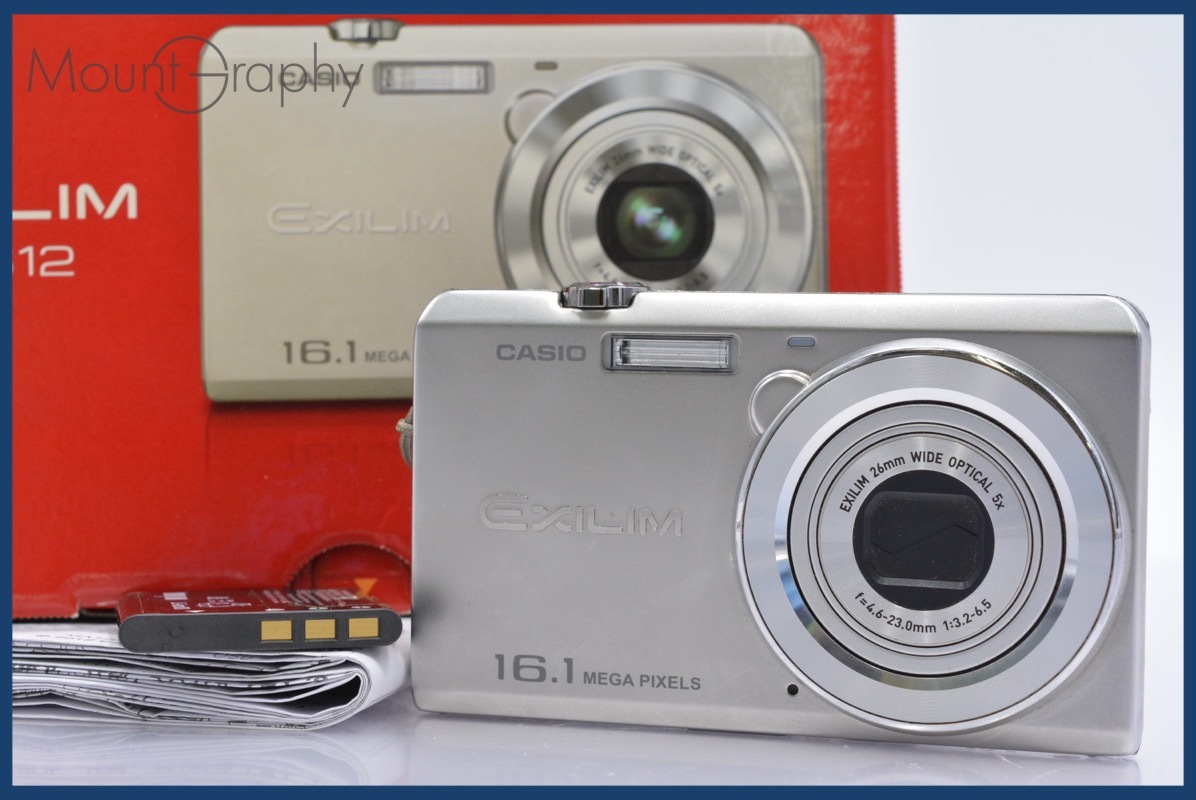 ★極上美品★ カシオ CASIO EXILIM EX-ZS12 5x 元箱、取扱説明書、バッテリー付属 ★完動★同梱可 #yk3314拍卖