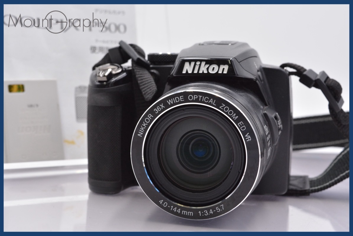 ★極上美品★ ニコン Nikon COOLPIX P500 36x バッテリー、取扱説明書付属 ★完動★同梱可 #yk3600拍卖