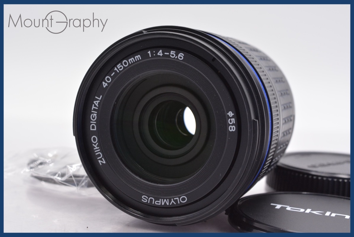 ★極上美品★ オリンパス OLYMPUS ZUIKO DIGITAL 40-150mm F4-5.6 ED 前後キャップ&レンズフィルター付 ★完動★同梱可 #am376拍卖
