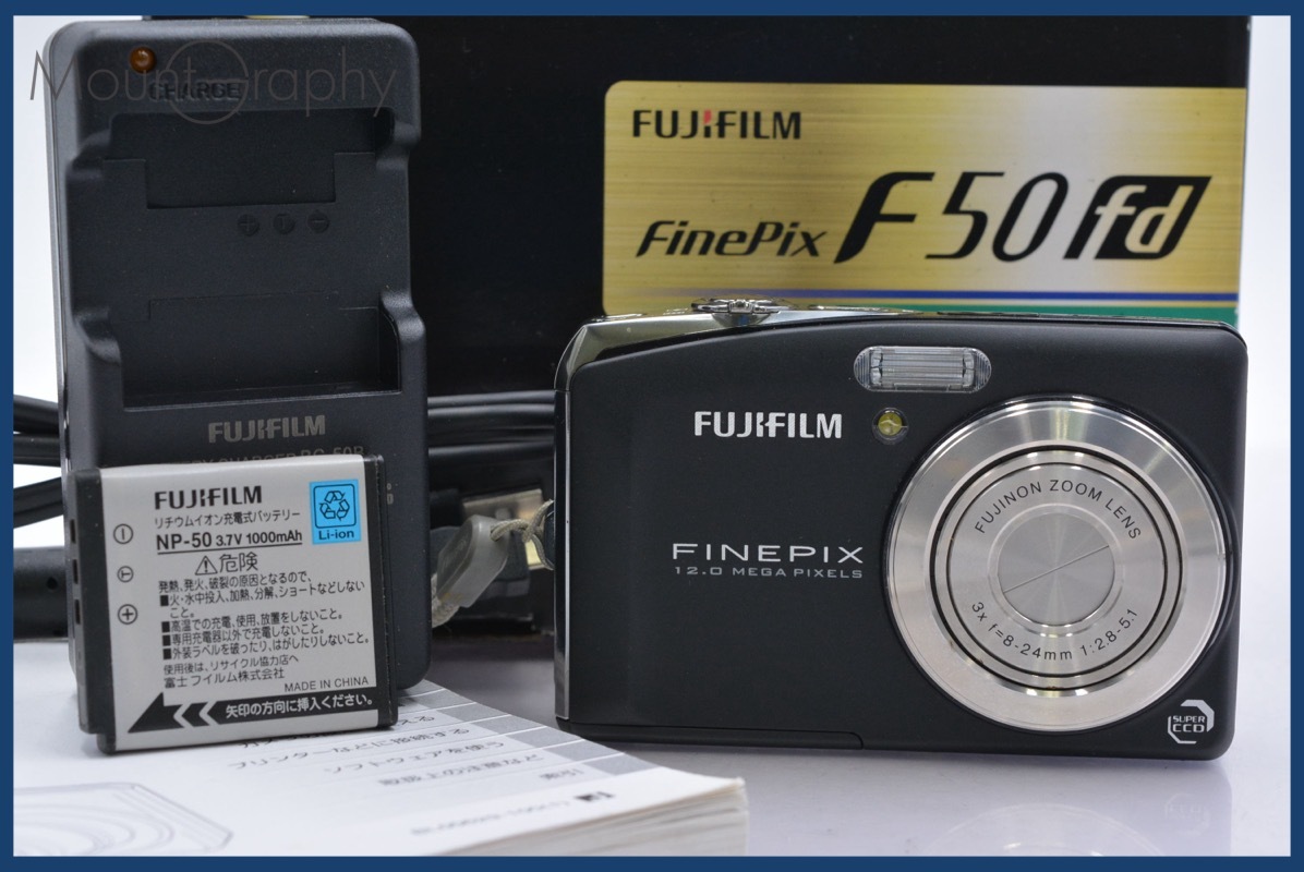 ★極上美品★ 富士フィルム FUJIFILM FinePix F50fd 3x 元箱、バッテリー、充電器、取扱説明書付属 ★完動★同梱可 #mj4672拍卖