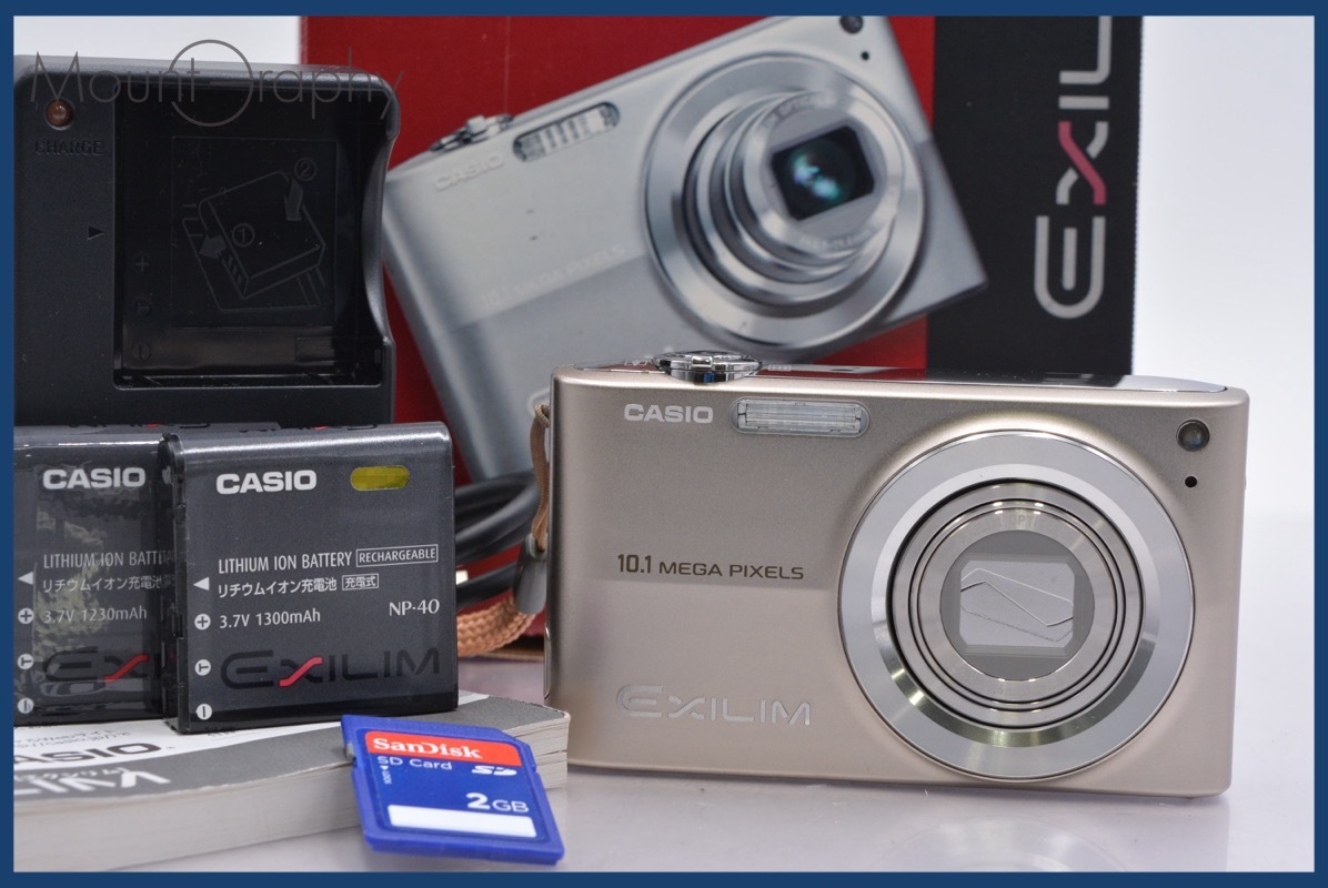 ★ジャンク特価★ カシオ CASIO EXILIM EX-Z200 元箱、バッテリー、充電器、取扱説明書付属 同梱可 #mj4700拍卖
