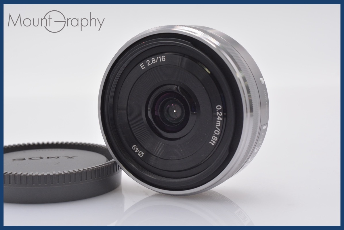 ★極上美品★ ソニー SONY E-mount 16mm F2.8 SEL16F28 後キャップ付 ★完動★同梱可 #am151拍卖