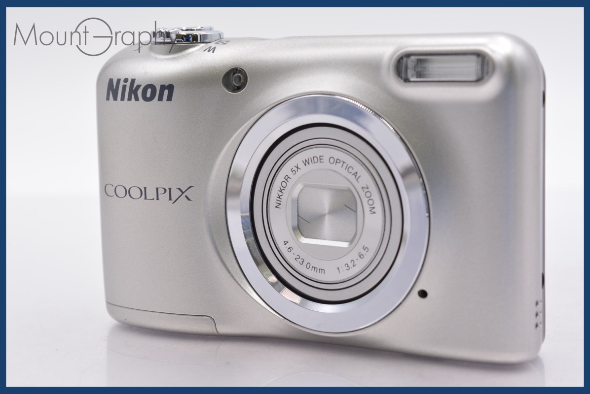 ★極上美品★ ニコン Nikon COOLPIX A10 5x 単三電池仕様 メモリーカード付属 ★完動★同梱可 #yk4993拍卖