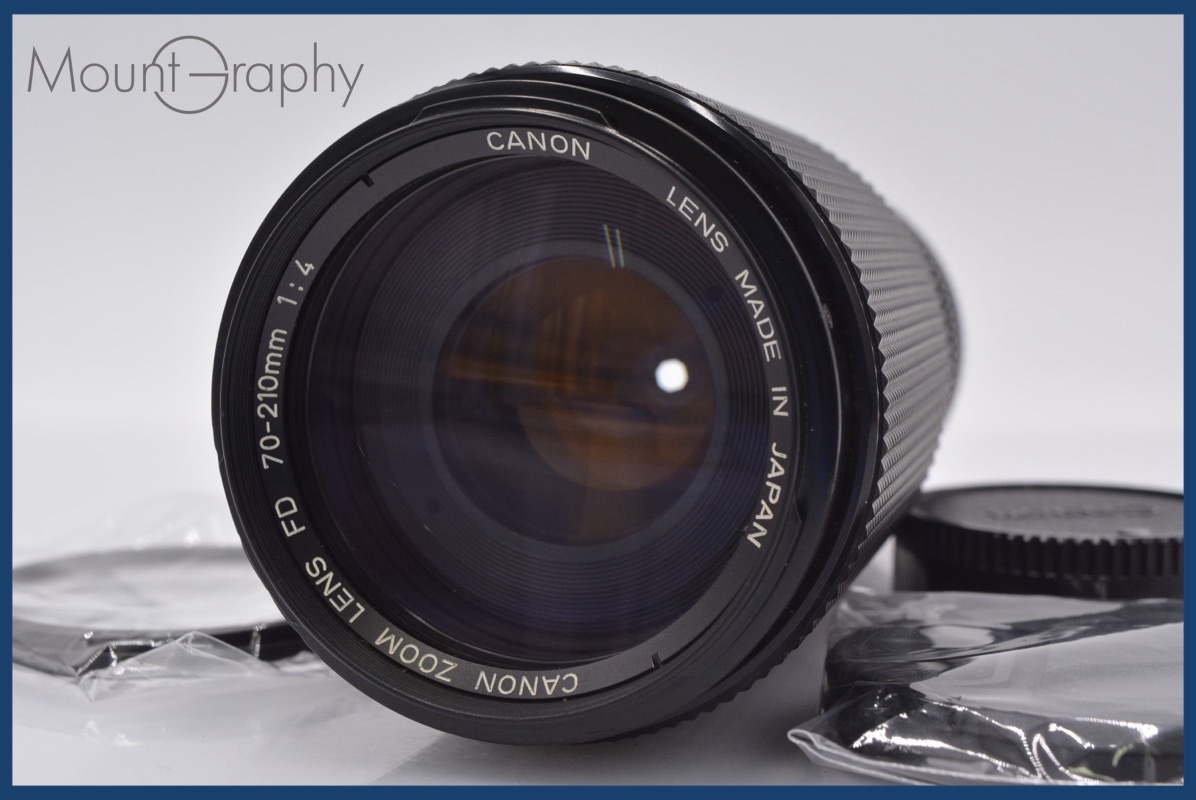 ★極上美品★ キヤノン Canon NEW FD 70-210mm F4 前後キャップ&レンズフィルター付 ★完動★同梱可 #mj4296拍卖