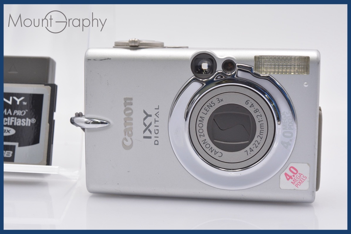 ★極上美品★ キヤノン Canon IXY DIGITAL 400 3x メモリーカード、バッテリー付属 ★完動★同梱可 #yk5301拍卖