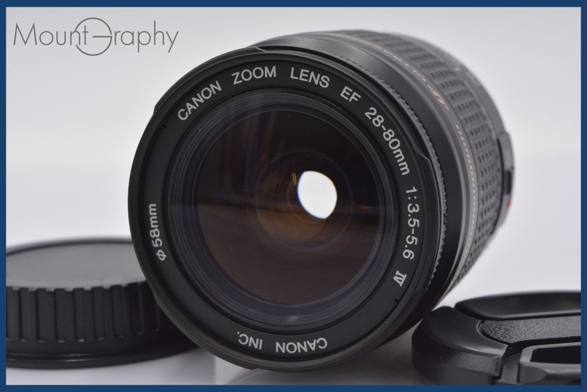 ★極上美品★ キヤノン Canon EF 28-80mm F3.5-5.6 IV USM 前後キャップ付 ★完動★同梱可 #yk4791拍卖