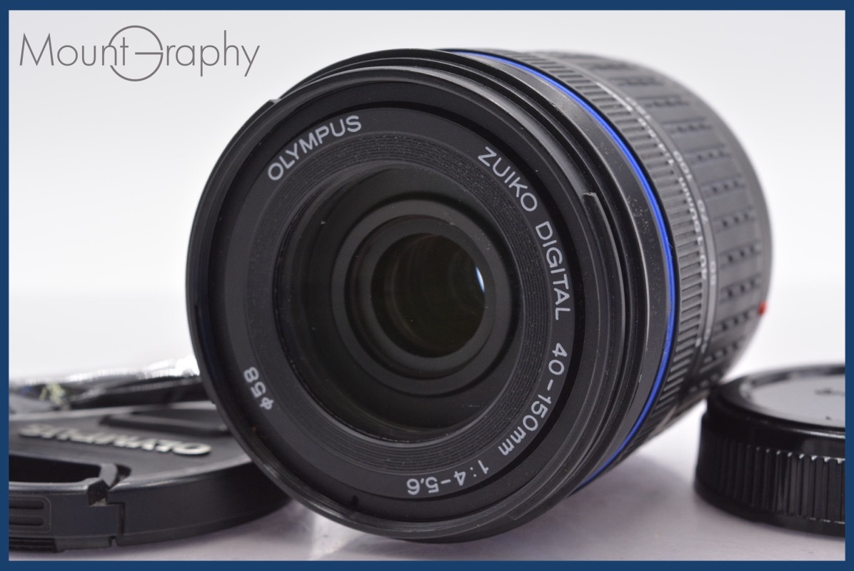 ★極上美品★ オリンパス Olympus ZUIKO DIGITAL 40-150mm F4-5.6 ED 前後キャップ&レンズフィルター付 ★完動★同梱可 #mj3844拍卖