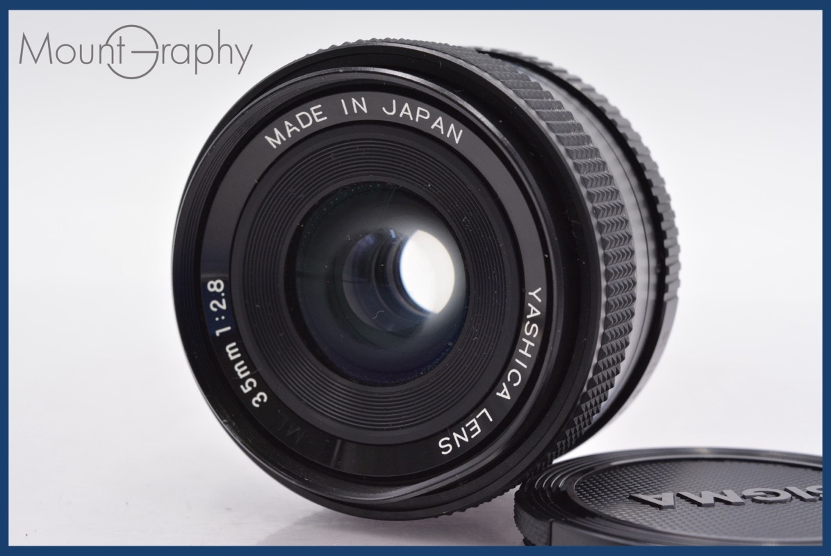 ★特別特価★ ヤシカ YASHICA ML 35mm F2.8 前キャップ付 同梱可 #yk4917拍卖