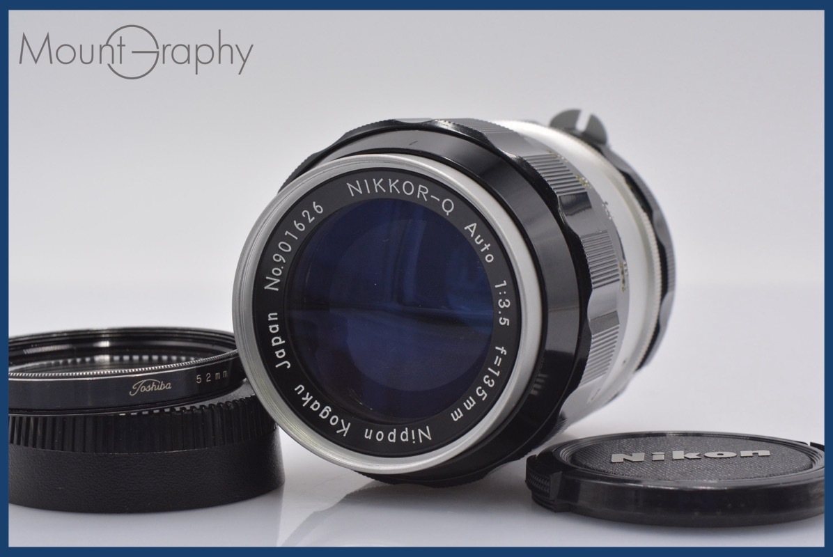 ★良品★ ニコン Nikon NIKKOR-Q Auto 135mm F3.5 非Ai 前後キャップ&レンズフィルター付 ★完動★同梱可 #mj4748拍卖