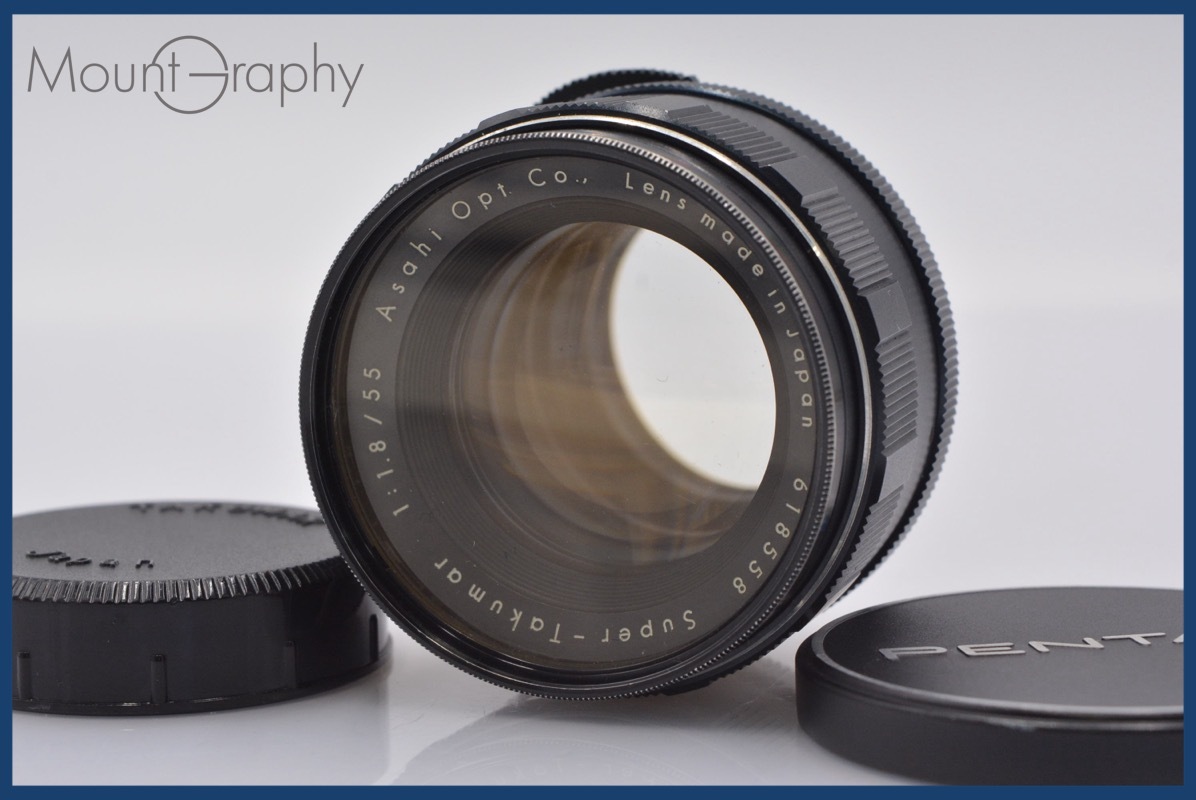 ★実用美品★ ペンタックス PENTAX Super-TAKUMAR 55mm F1.8 初期 前後キャップ&レンズフィルター付 ★完動★同梱可 #yk4819拍卖