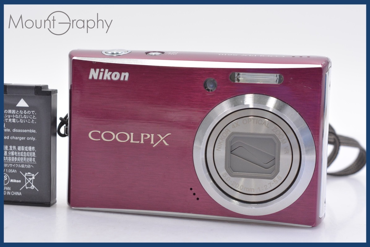 ★極上美品★ ニコン Nikon COOLPIX S610 4x バッテリー付属 同梱可 #yk2977拍卖