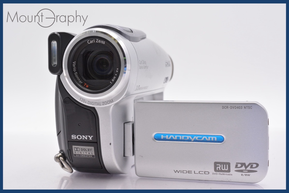 ★ジャンク特価★ ソニー SONY HANDYCAM DCR-DVD403 120x 同梱可 #yk4238拍卖