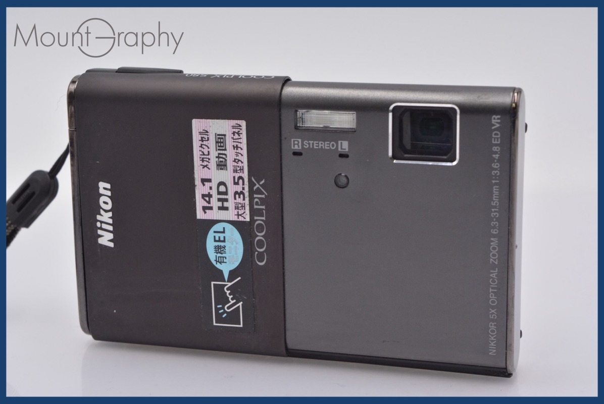 ★良品★ ニコン Nikon COOLPIX S80 5x バッテリー付属 同梱可 #mj4180拍卖