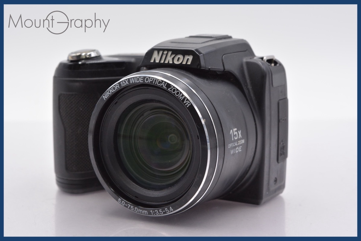 ★極上美品★ ニコン Nikon COOLPIX L110 15x 単三電池仕様 前キャップ付 ★完動★同梱可 #mj4732拍卖