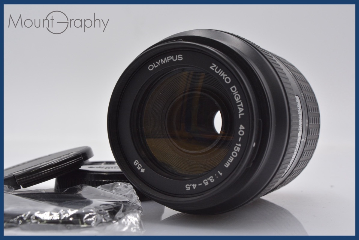 ★極上美品★ オリンパス Olympus ZUIKO DIGITAL 40-150mm F3.5-4.5 前後キャップ&レンズフィルター付 ★完動★同梱可 #yk4148拍卖
