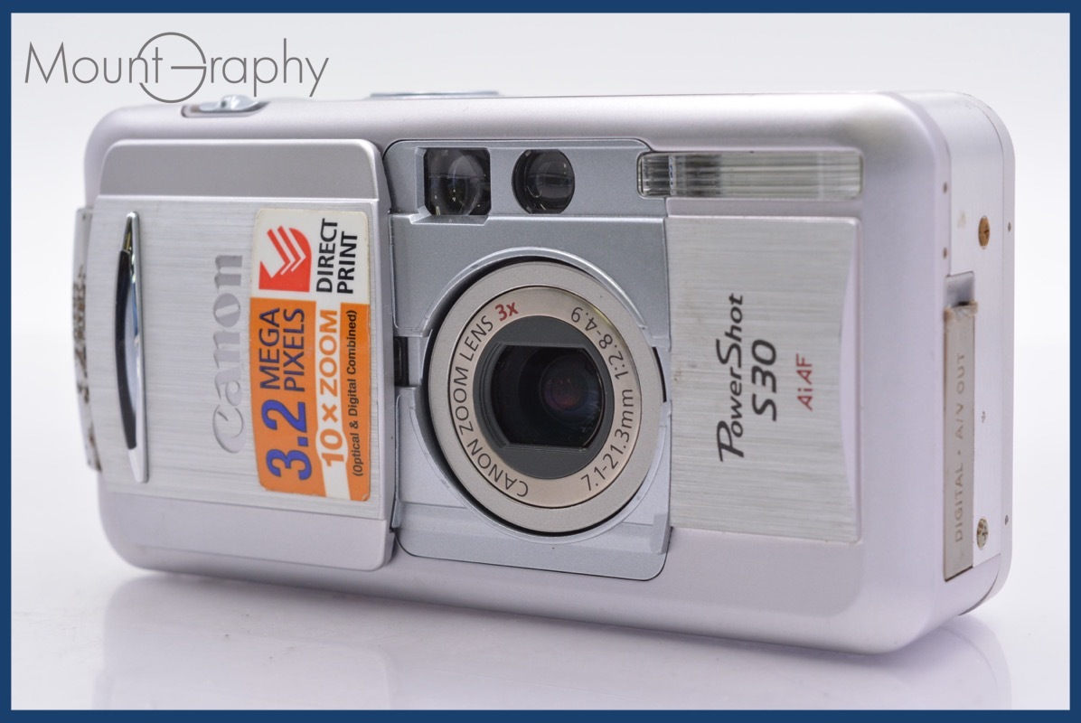 ★ジャンク特価★ キヤノン Canon PowerShot S30 3x 同梱可 #mj4896拍卖